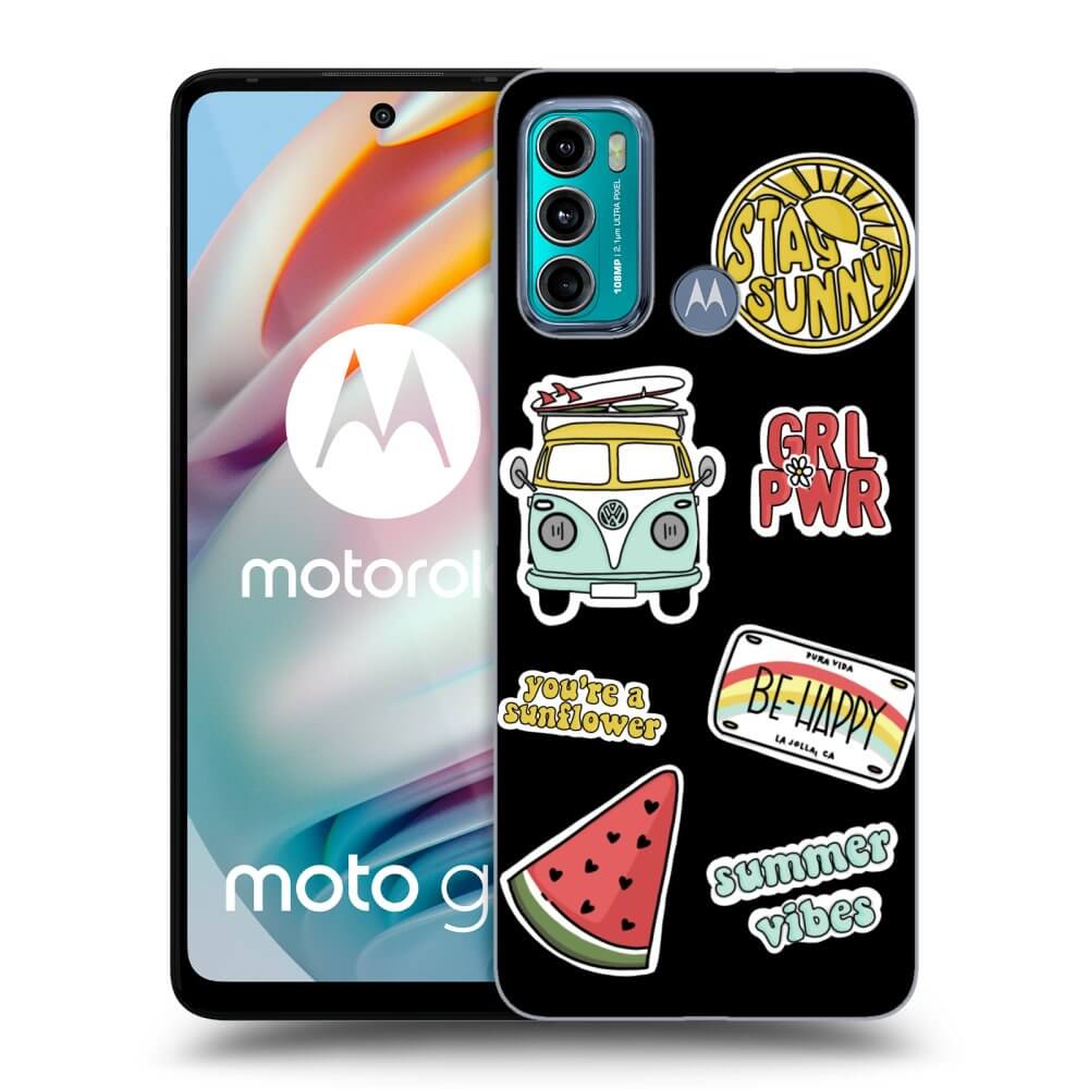 Picasee silikónový čierny obal pre Motorola Moto G60 - Summer