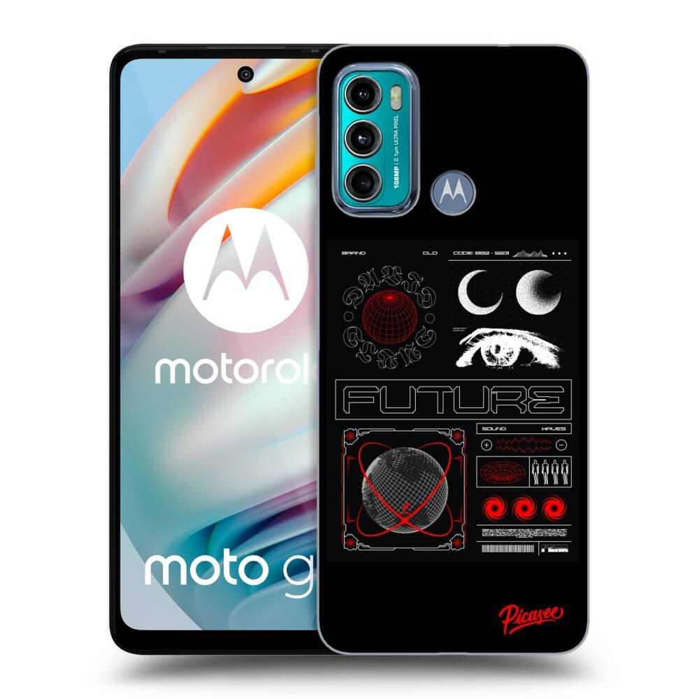 Picasee silikónový prehľadný obal pre Motorola Moto G60 - WAVES