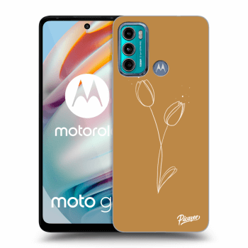 Picasee silikónový prehľadný obal pre Motorola Moto G60 - Tulips