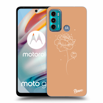 Picasee silikónový prehľadný obal pre Motorola Moto G60 - Peonies