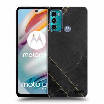 Obal pre Motorola Moto G60 - Black tile