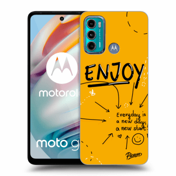 Picasee silikónový prehľadný obal pre Motorola Moto G60 - Enjoy