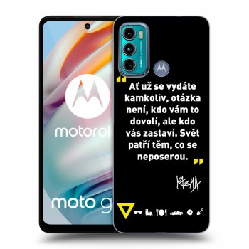 Obal pre Motorola Moto G60 - Kazma - SVĚT PATŘÍ TĚM, CO SE NEPOSEROU