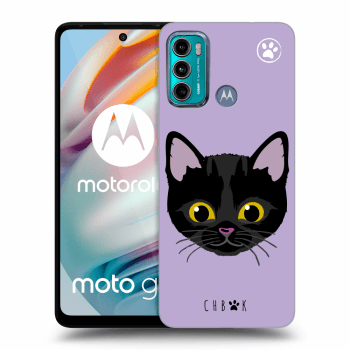 Picasee silikónový čierny obal pre Motorola Moto G60 - Chybí mi kočky - Fialová