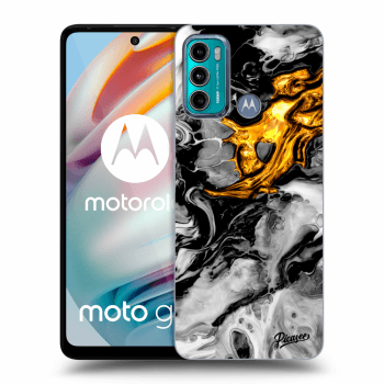 Obal pre Motorola Moto G60 - Black Gold 2