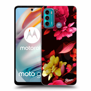 Picasee silikónový prehľadný obal pre Motorola Moto G60 - Dark Peonny