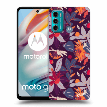 Picasee ULTIMATE CASE pro Motorola Moto G60 - Purple Leaf