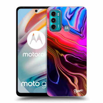 Picasee silikónový prehľadný obal pre Motorola Moto G60 - Electric