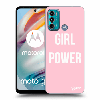 Picasee silikónový prehľadný obal pre Motorola Moto G60 - Girl power