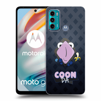 Picasee silikónový prehľadný obal pre Motorola Moto G60 - COONDA chlupatka - tmavá