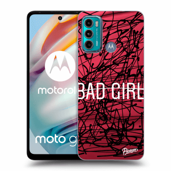 Picasee silikónový čierny obal pre Motorola Moto G60 - Bad girl