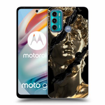 Picasee silikónový čierny obal pre Motorola Moto G60 - Golder