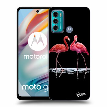 Obal pre Motorola Moto G60 - Flamingos couple