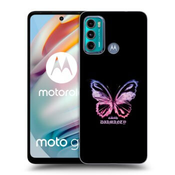 Obal pre Motorola Moto G60 - Diamanty Purple