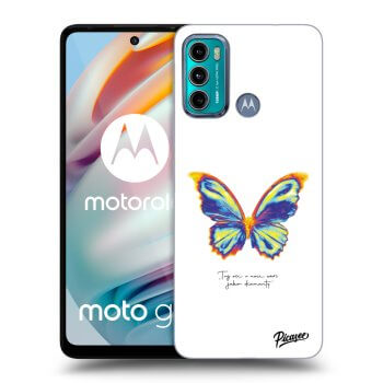 Picasee silikónový prehľadný obal pre Motorola Moto G60 - Diamanty White
