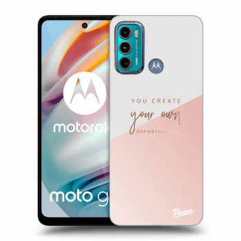 Picasee silikónový prehľadný obal pre Motorola Moto G60 - You create your own opportunities