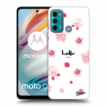 Picasee silikónový prehľadný obal pre Motorola Moto G60 - Hello there