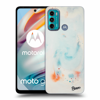Picasee silikónový čierny obal pre Motorola Moto G60 - Splash