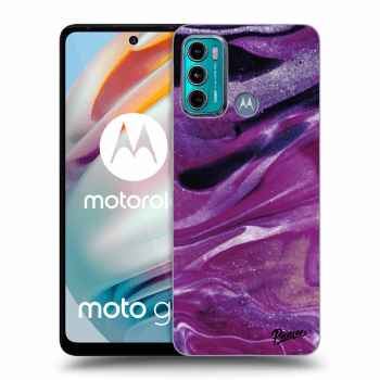 Obal pre Motorola Moto G60 - Purple glitter