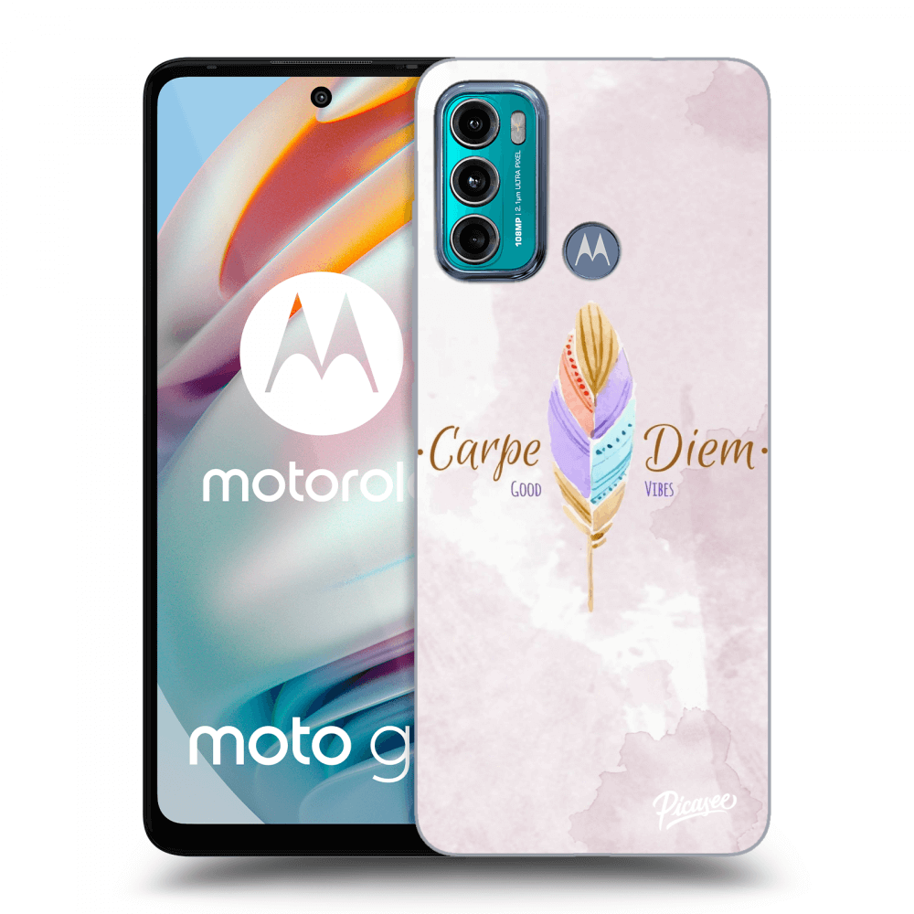 Picasee silikónový prehľadný obal pre Motorola Moto G60 - Carpe Diem