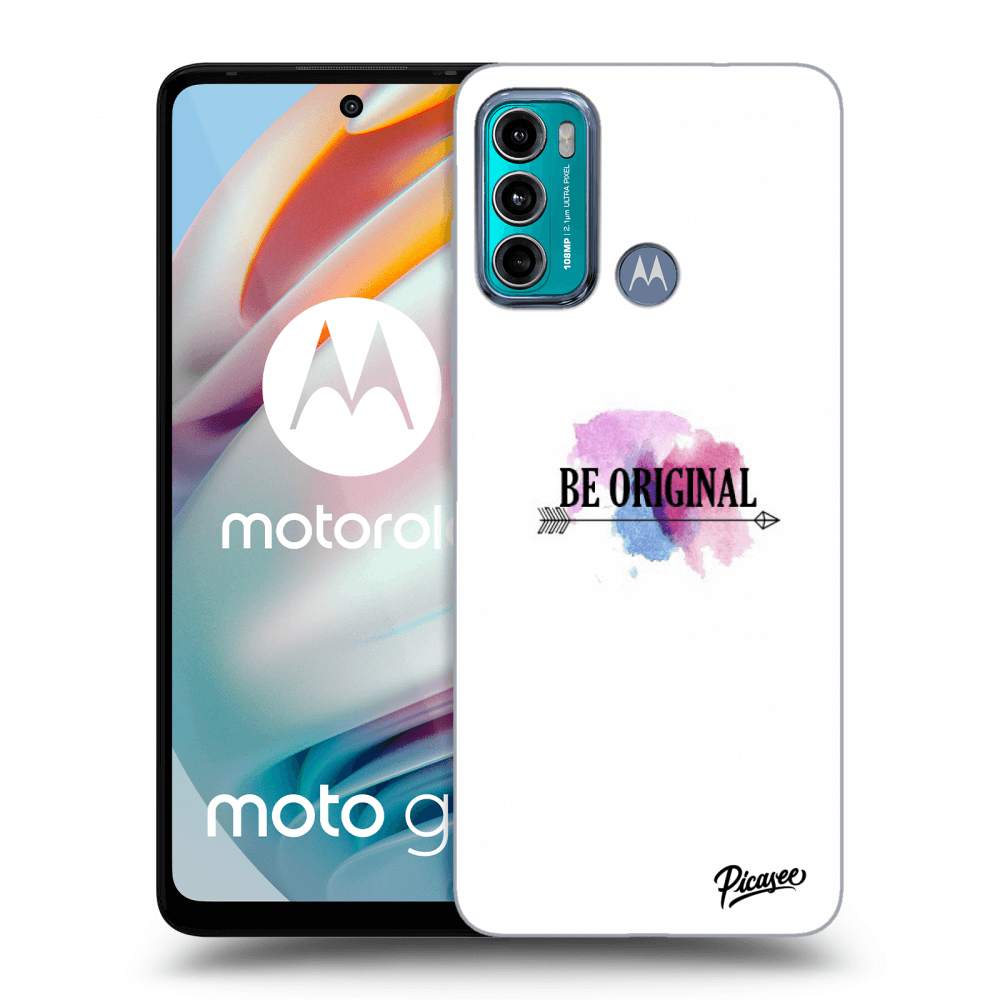 Picasee silikónový prehľadný obal pre Motorola Moto G60 - Be original