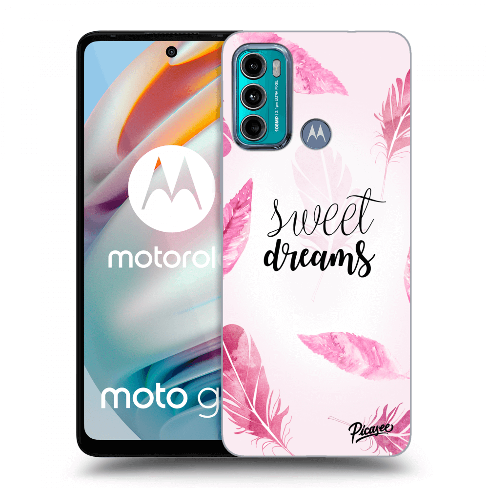 Picasee silikónový čierny obal pre Motorola Moto G60 - Sweet dreams
