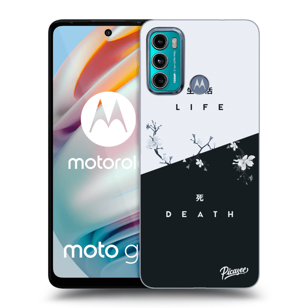 Picasee silikónový čierny obal pre Motorola Moto G60 - Life - Death