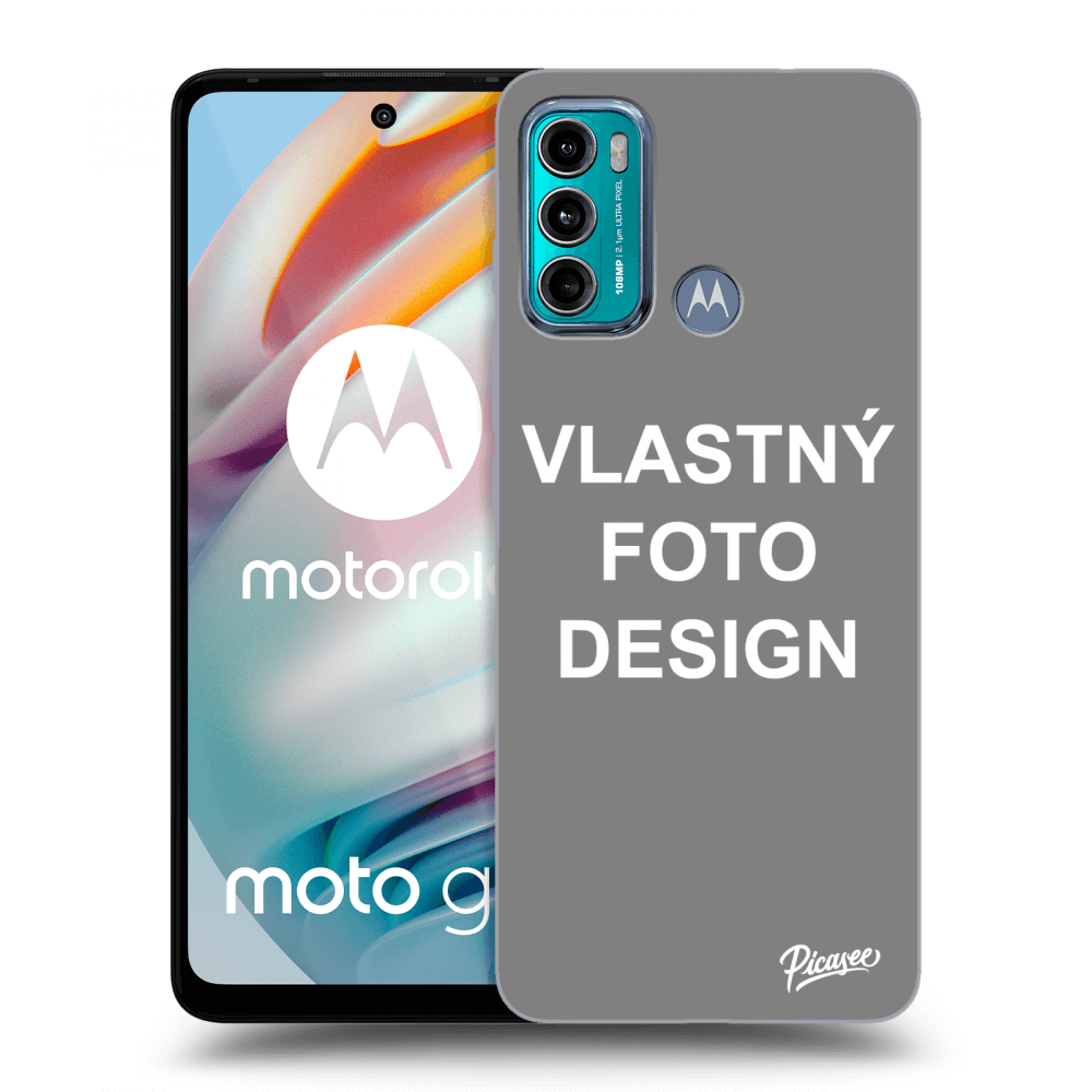 Picasee silikónový prehľadný obal pre Motorola Moto G60 - Vlastný fotka/motiv