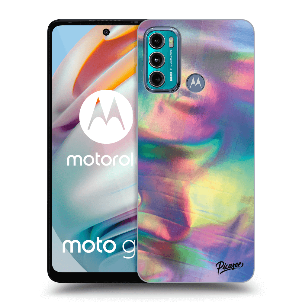 Picasee silikónový prehľadný obal pre Motorola Moto G60 - Holo