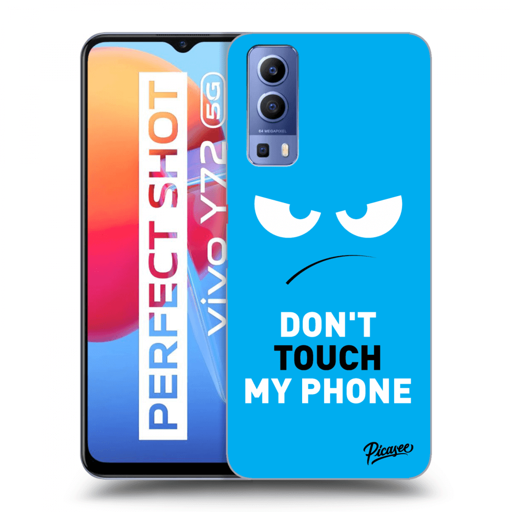 Picasee ULTIMATE CASE pro Vivo Y72 5G - Angry Eyes - Blue