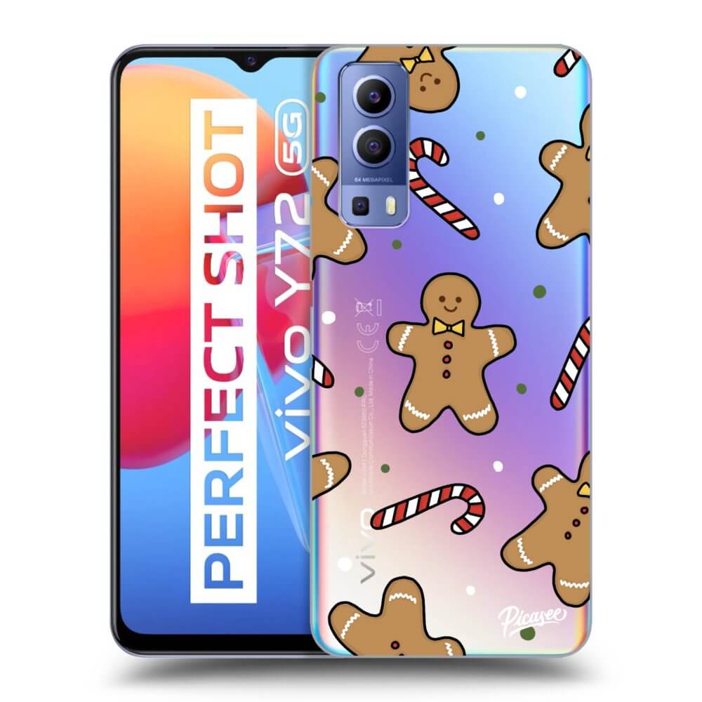 Picasee silikónový prehľadný obal pre Vivo Y72 5G - Gingerbread