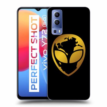 Obal pre Vivo Y72 5G - EARTH - Gold Alien 3.0