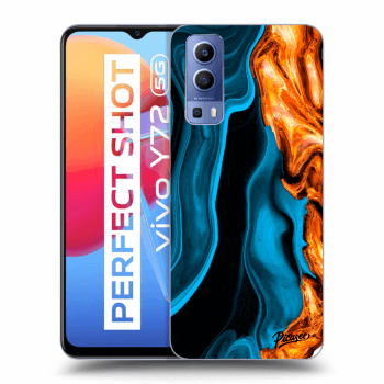 Obal pre Vivo Y72 5G - Gold blue