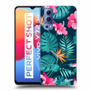 Picasee ULTIMATE CASE pro Vivo Y72 5G - Pink Monstera