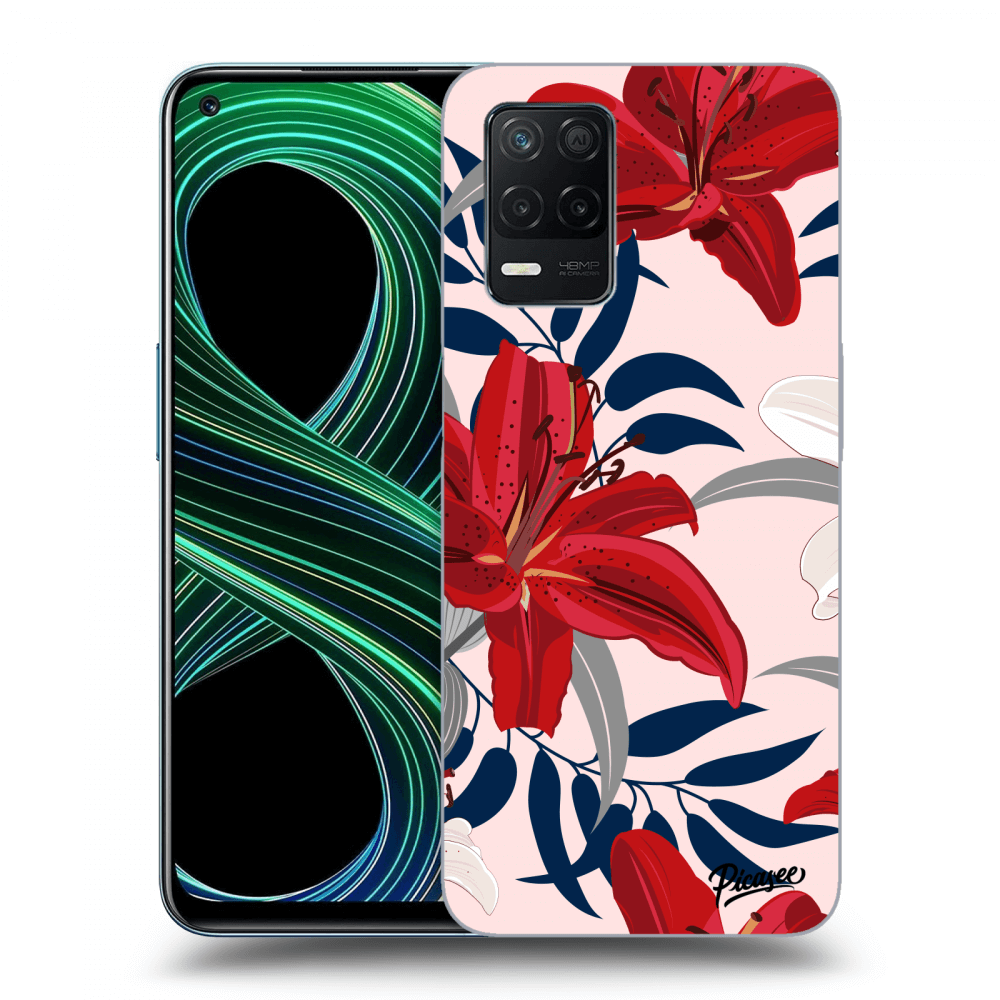 Picasee ULTIMATE CASE pro Realme 8 5G - Red Lily