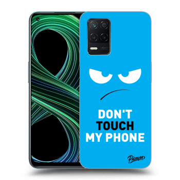 Picasee ULTIMATE CASE pro Realme 8 5G - Angry Eyes - Blue