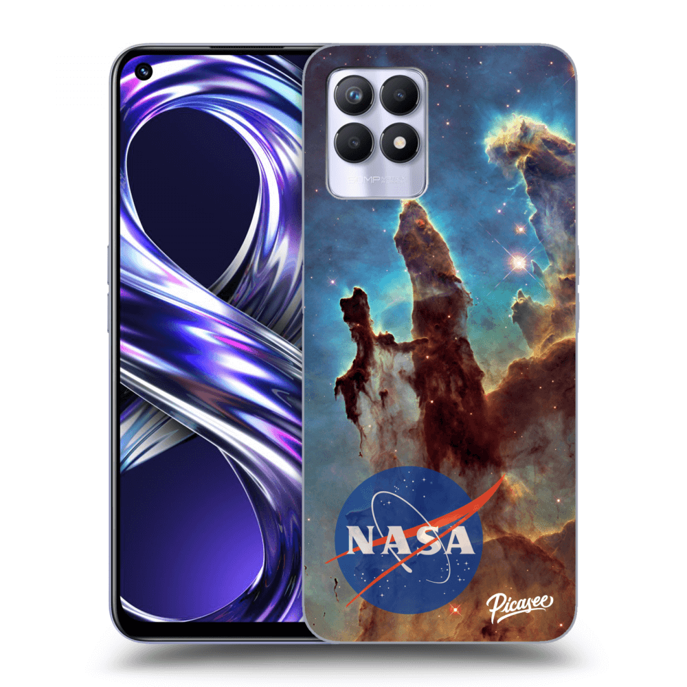 Picasee silikónový prehľadný obal pre Realme 8i - Eagle Nebula