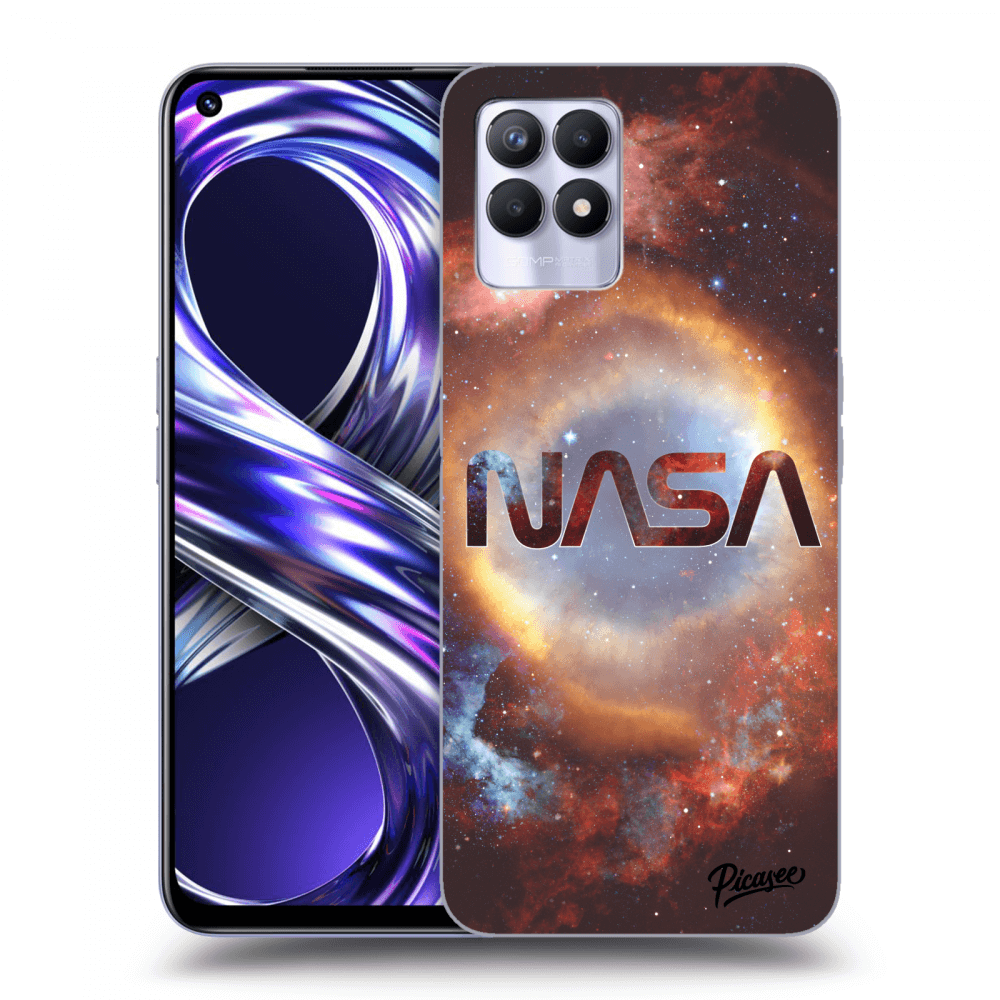 Picasee silikónový prehľadný obal pre Realme 8i - Nebula