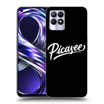 Obal pre Realme 8i - Picasee - old logo - white