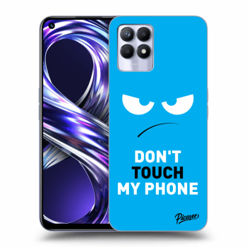 Picasee ULTIMATE CASE pro Realme 8i - Angry Eyes - Blue