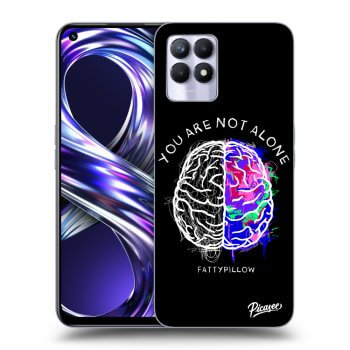 Obal pre Realme 8i - Brain - White