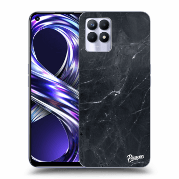 Obal pre Realme 8i - Black marble