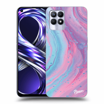 Obal pre Realme 8i - Pink liquid