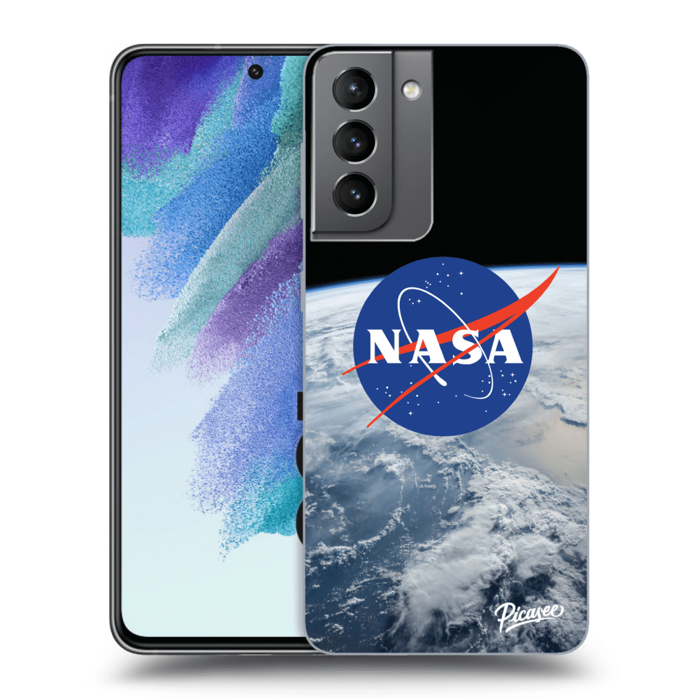 Picasee silikónový čierny obal pre Samsung Galaxy S21 FE 5G - Nasa Earth