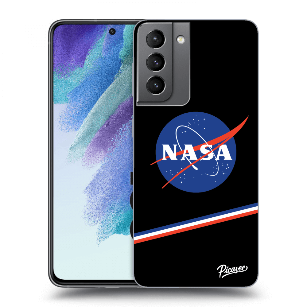 Picasee silikónový čierny obal pre Samsung Galaxy S21 FE 5G - NASA Original