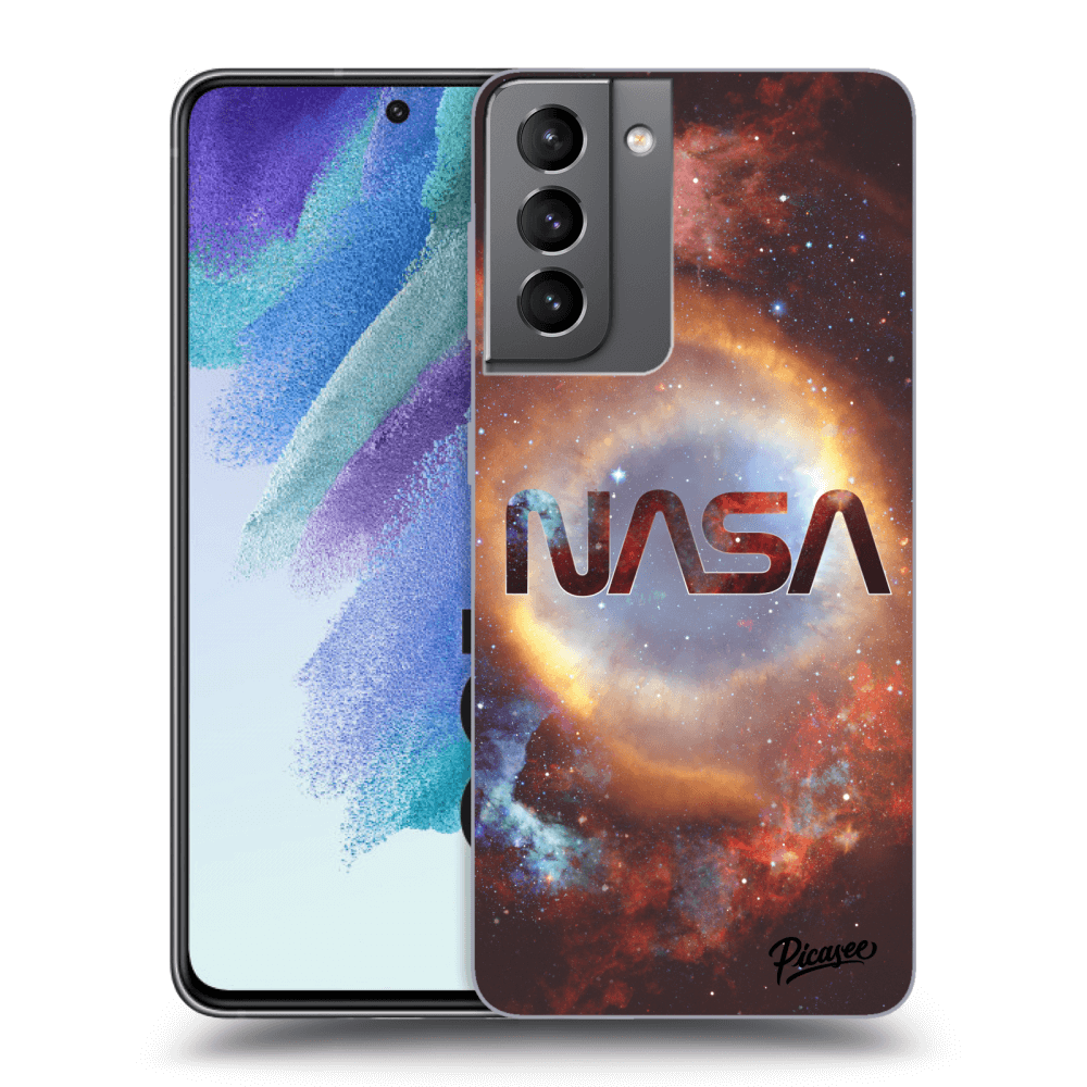 Picasee silikónový čierny obal pre Samsung Galaxy S21 FE 5G - Nebula