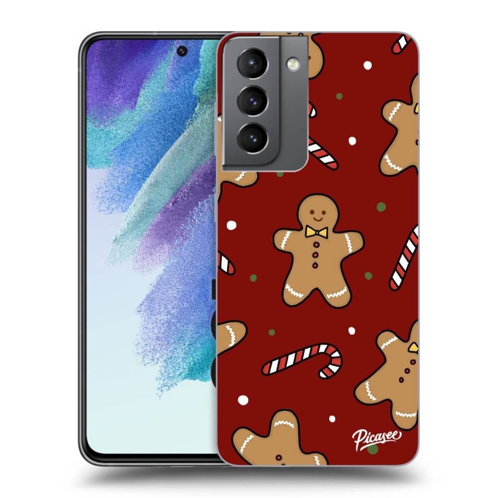Picasee silikónový prehľadný obal pre Samsung Galaxy S21 FE 5G - Gingerbread 2