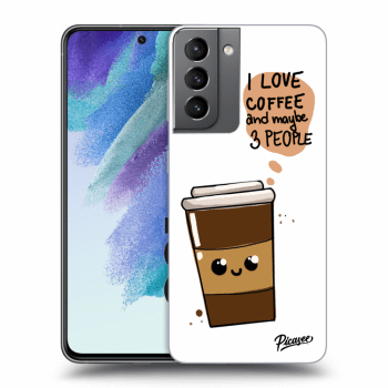 Obal pre Samsung Galaxy S21 FE 5G - Cute coffee