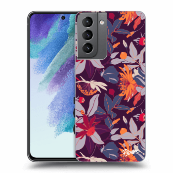 Obal pre Samsung Galaxy S21 FE 5G - Purple Leaf