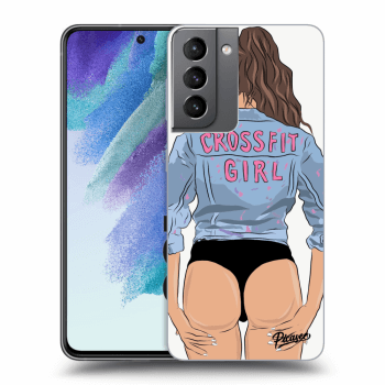 Obal pre Samsung Galaxy S21 FE 5G - Crossfit girl - nickynellow